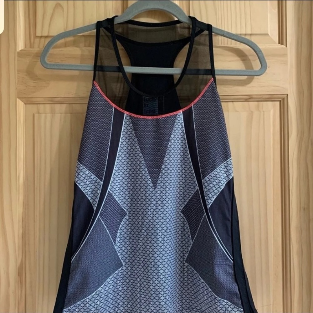 Lucky in Love athletic matching tennis skort and tank top..